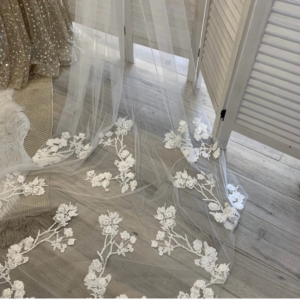 Made with love bridal veil